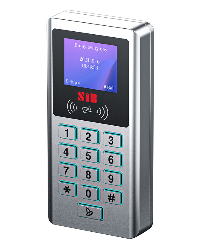 Metal Keypad LCD Screen Voice Access control KL501