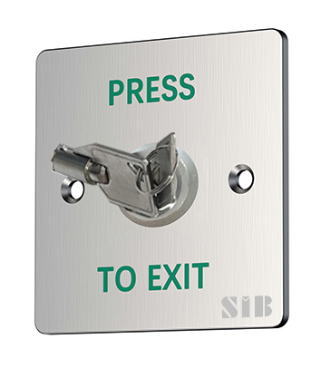 Stainless Steel Door Release with keys OP22D-K